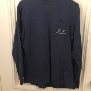 Vineyard Vines Men's Blue Long Sleeve Shirt